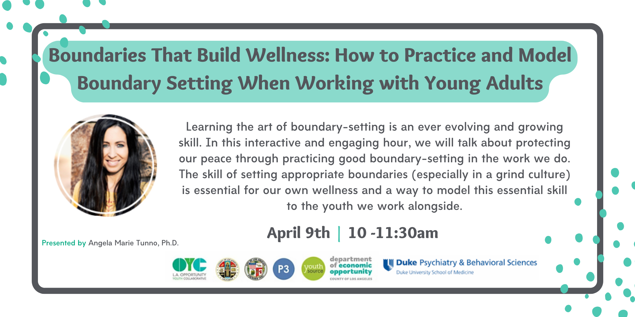 Boundaries that Build Wellness: How to Practice and Model Boundary ...